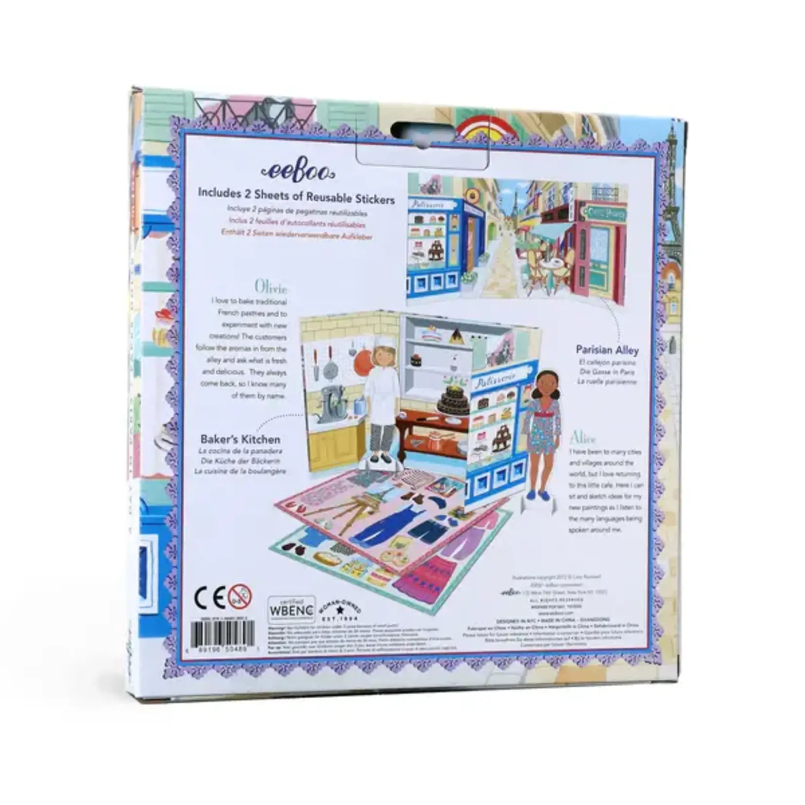 eeboo Paper Dolls A Day in Paris (2ED)