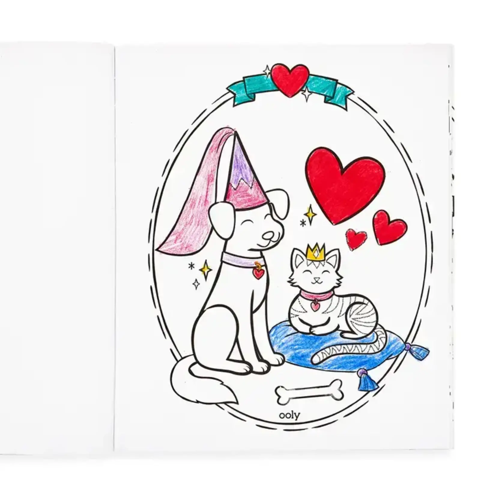 Color-in' Book: Princesses & Fairies (8" x 10")
