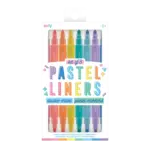 Pastel Liners Markers - Set of 8