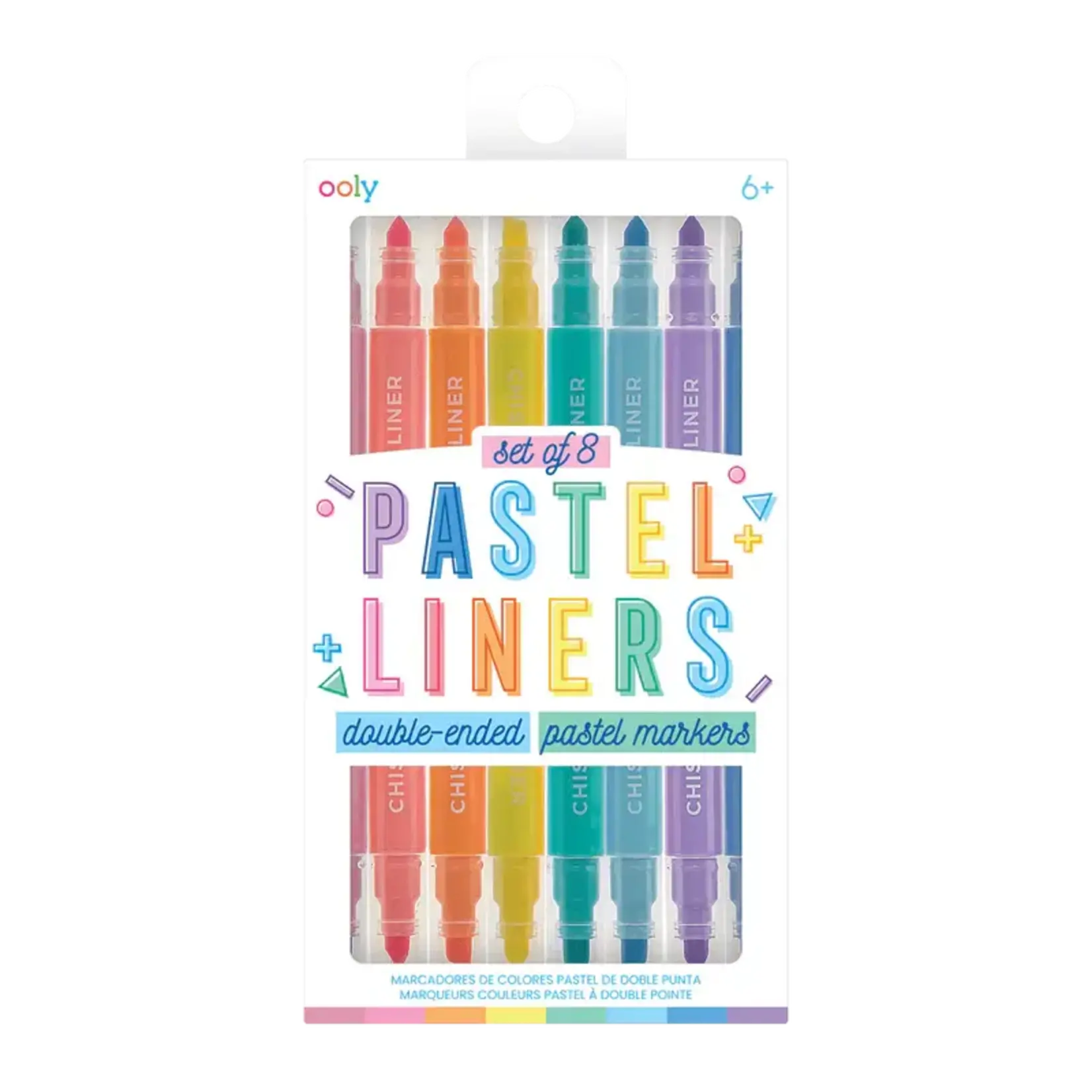 OOLY Pastel Liners Markers - Set of 8