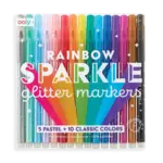 OOLY Rainbow Sparkle Glitter Markers - New 2025