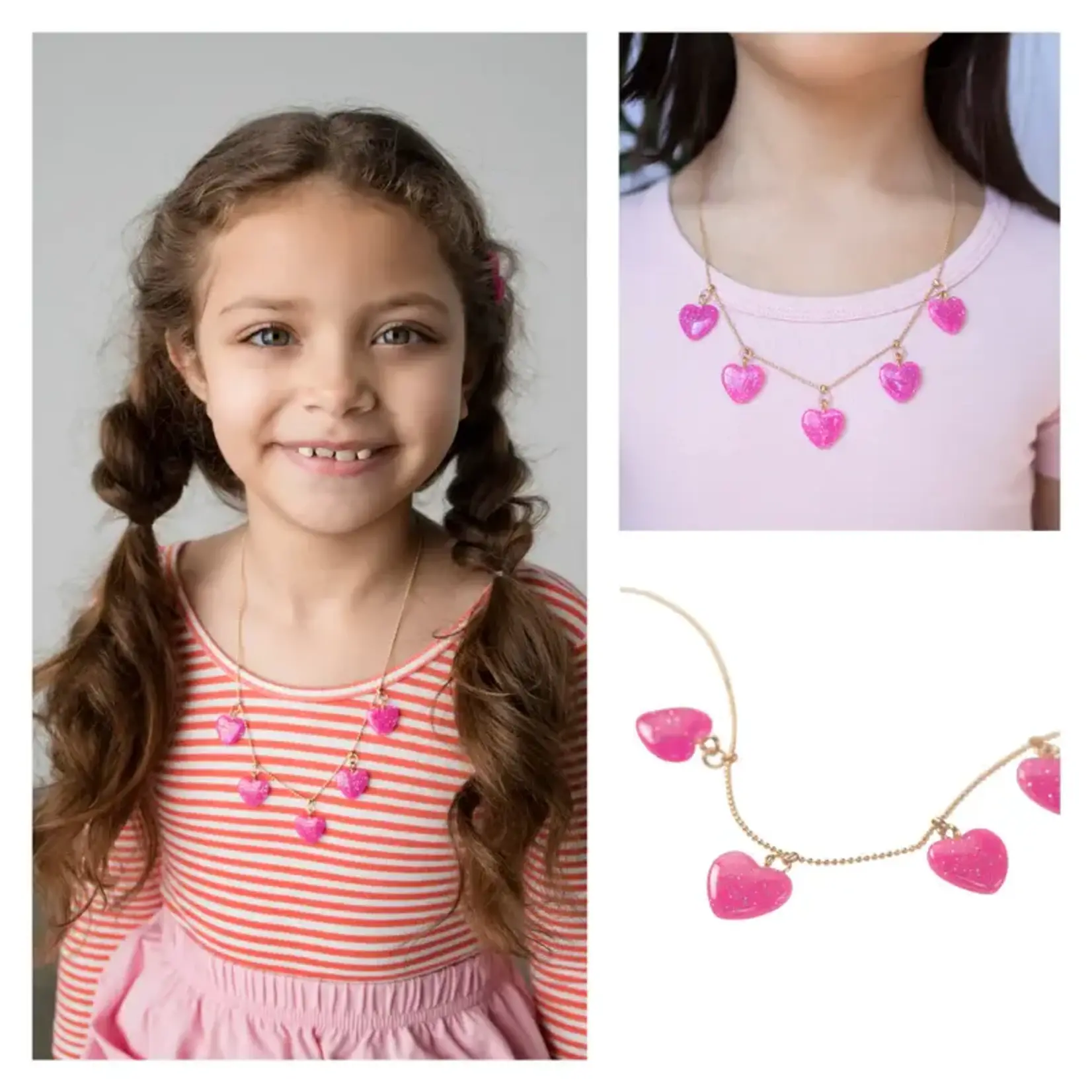 Sophia Necklace - Hearts