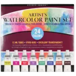 Peter Pauper Press Studio Series Watercolor Paint Set (24 colors)