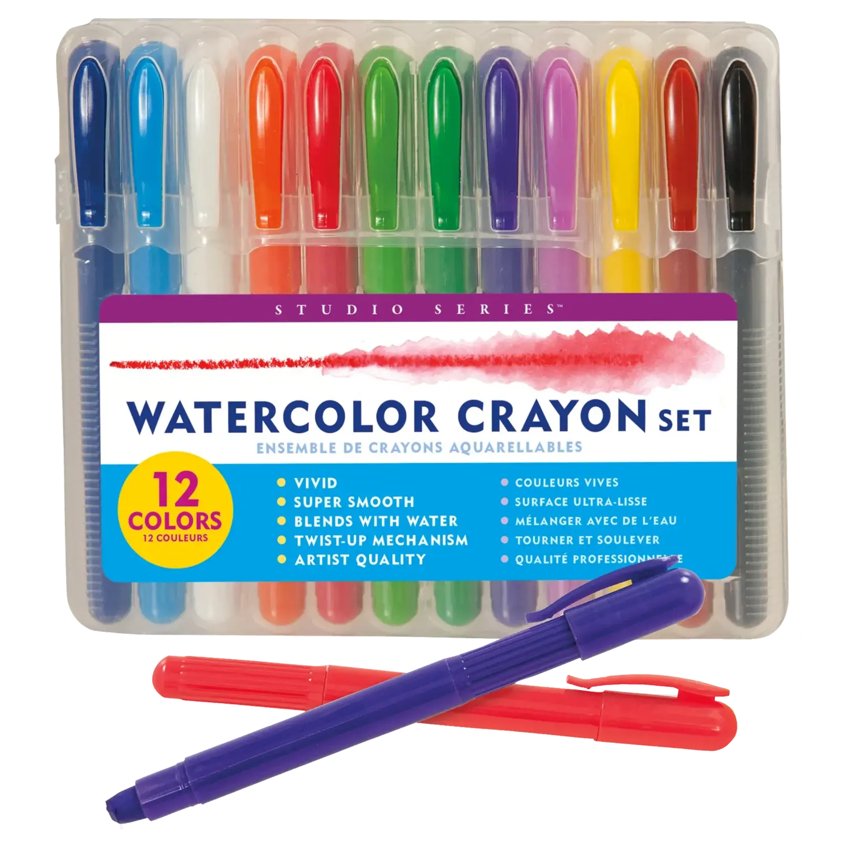 Peter Pauper Press Studio Series Watercolor Crayon Set