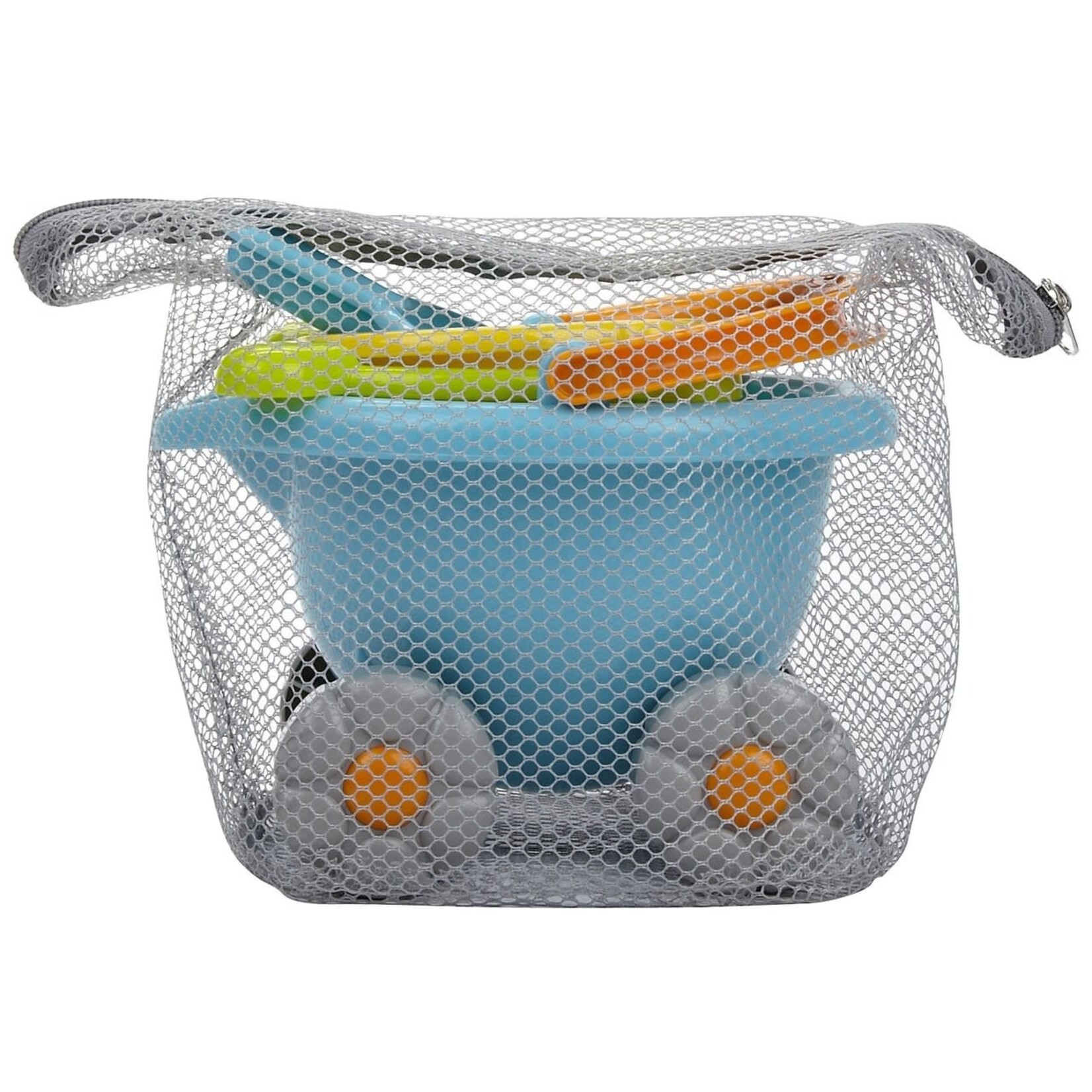 Sand Bucket Scooter 4 Piece Nesting Beach Toy Set