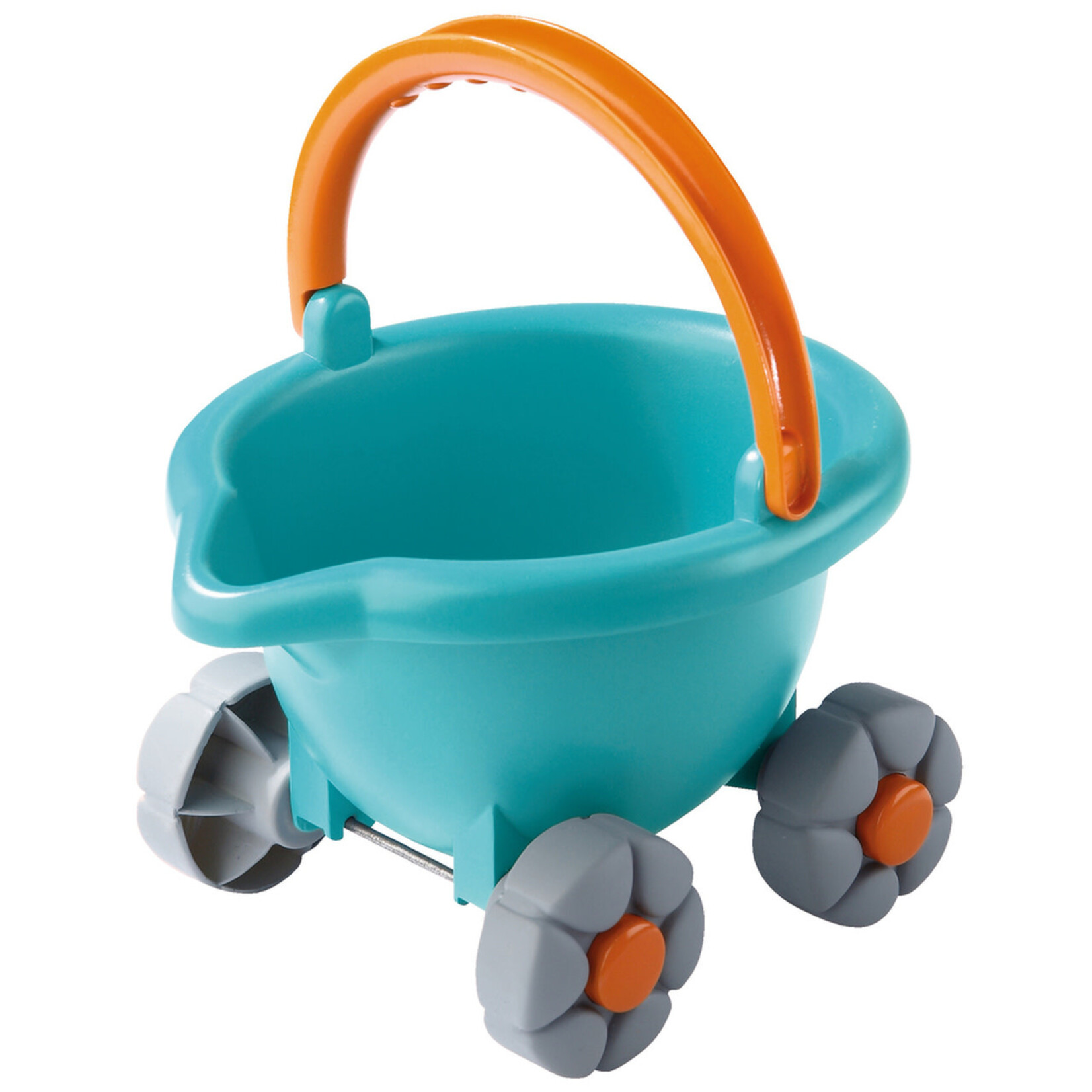 Sand Bucket Scooter 4 Piece Nesting Beach Toy Set