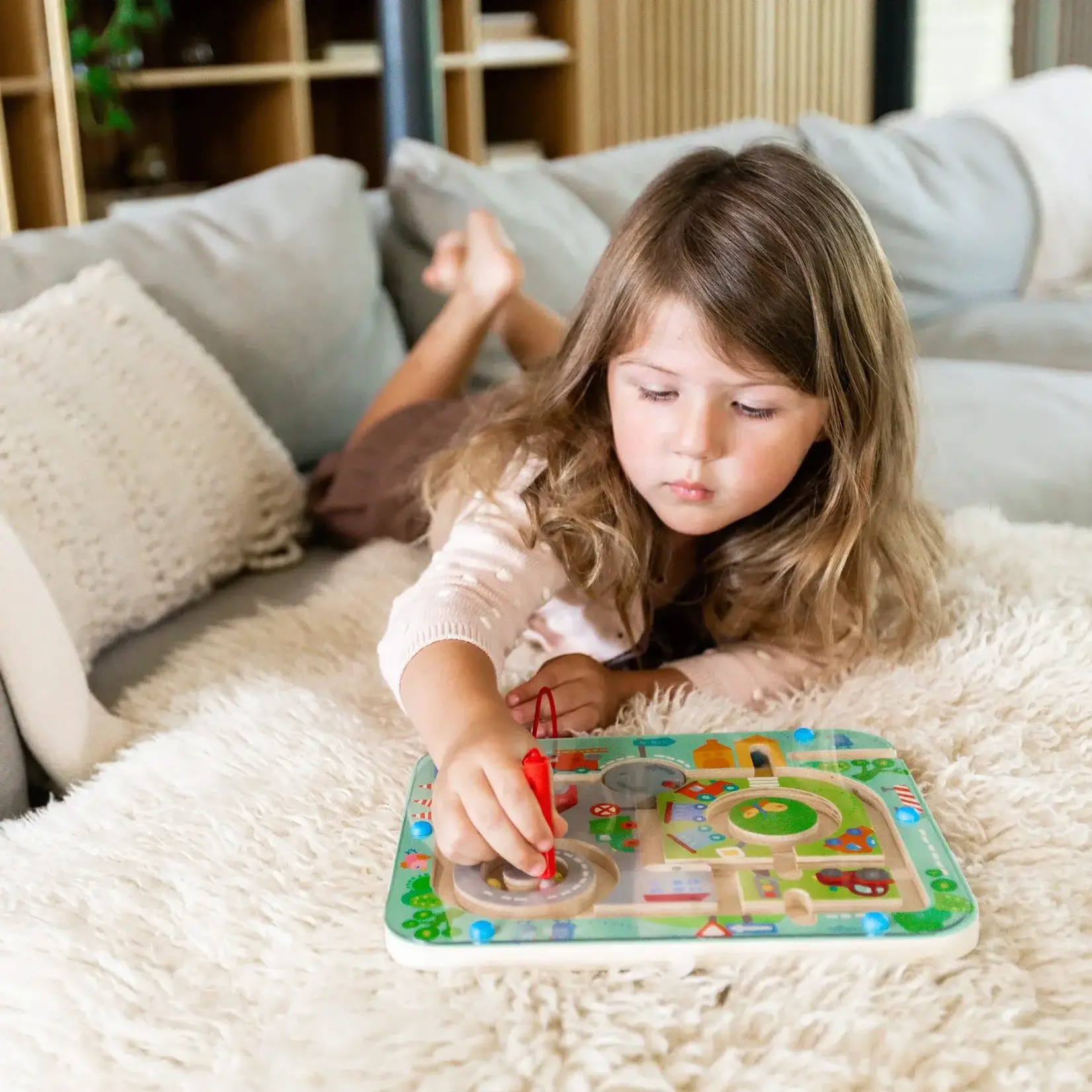 Magnetic Game Town Maze