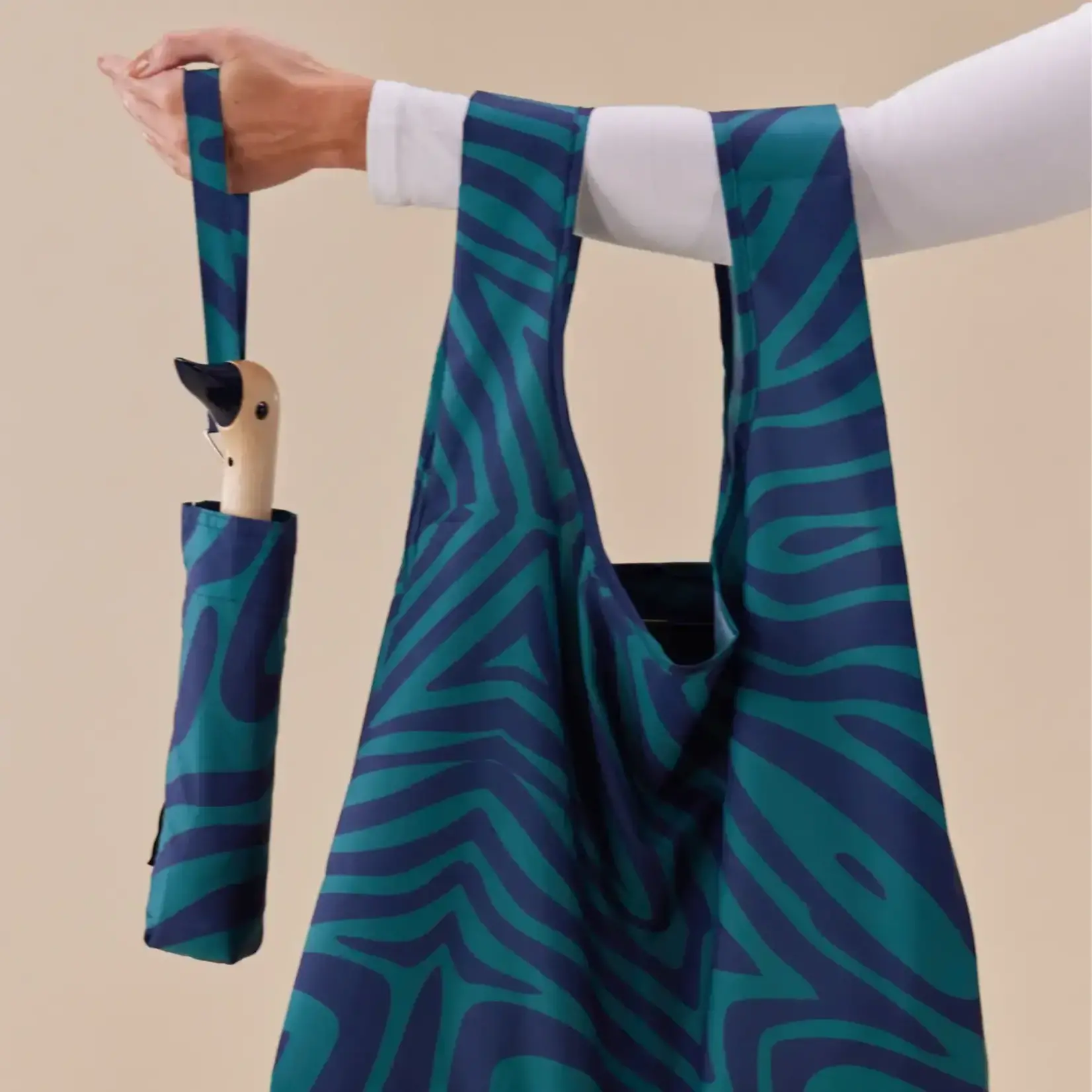 Swirl in Blue Reusable Eco Friendly Bag