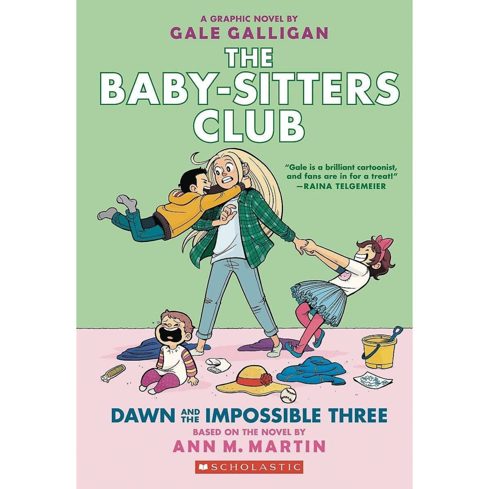 Dawn and the Impossible Three: A Graphic Novel (The Baby-Sitters Club #5)