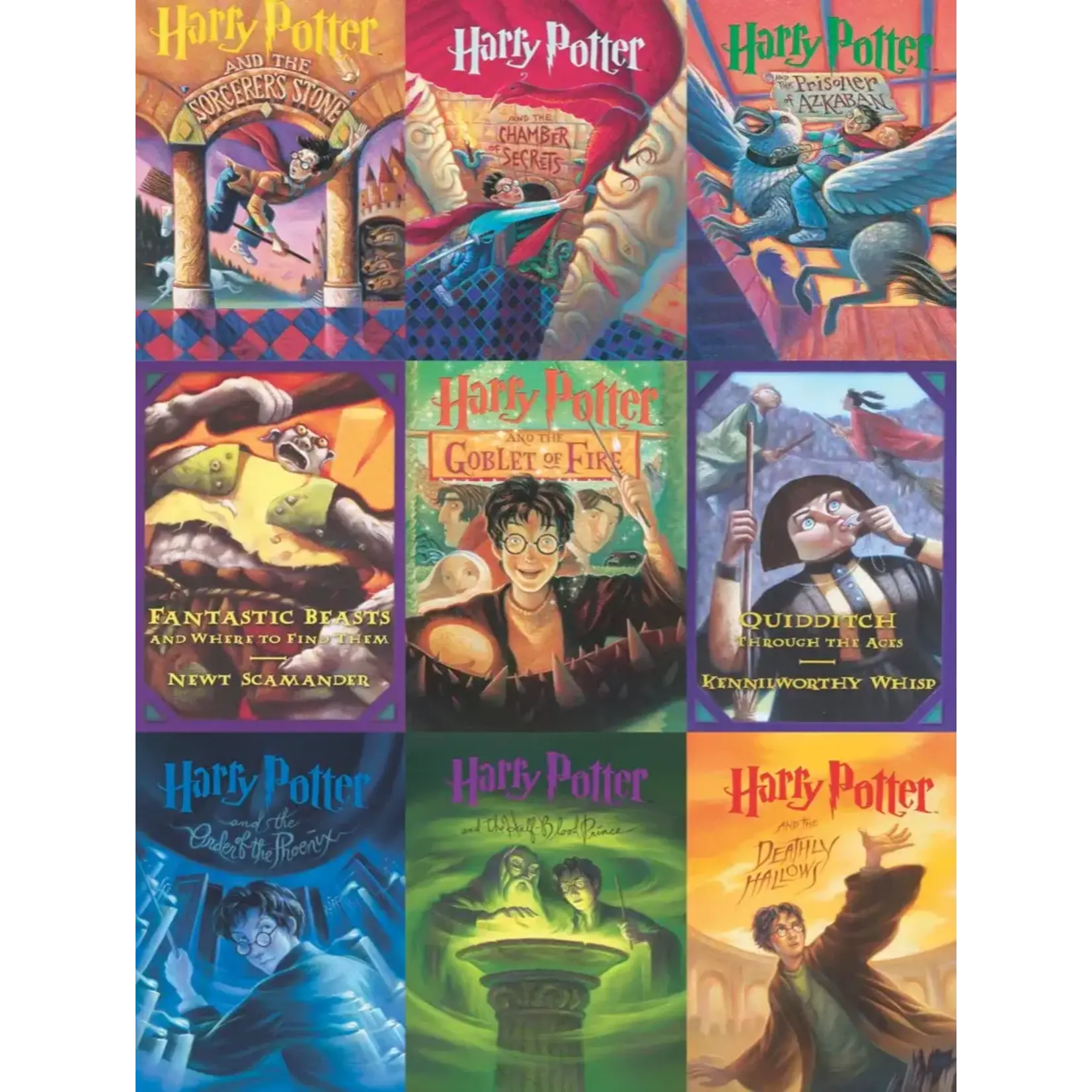 Book Cover Collage - Harry Potter 500pc Puzzle