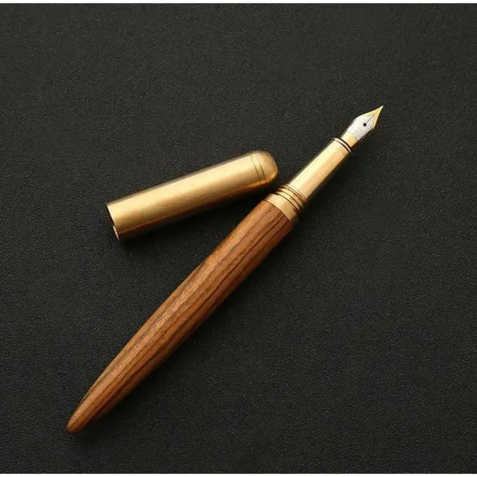 Handmade Fountain Pen | Zebra wood