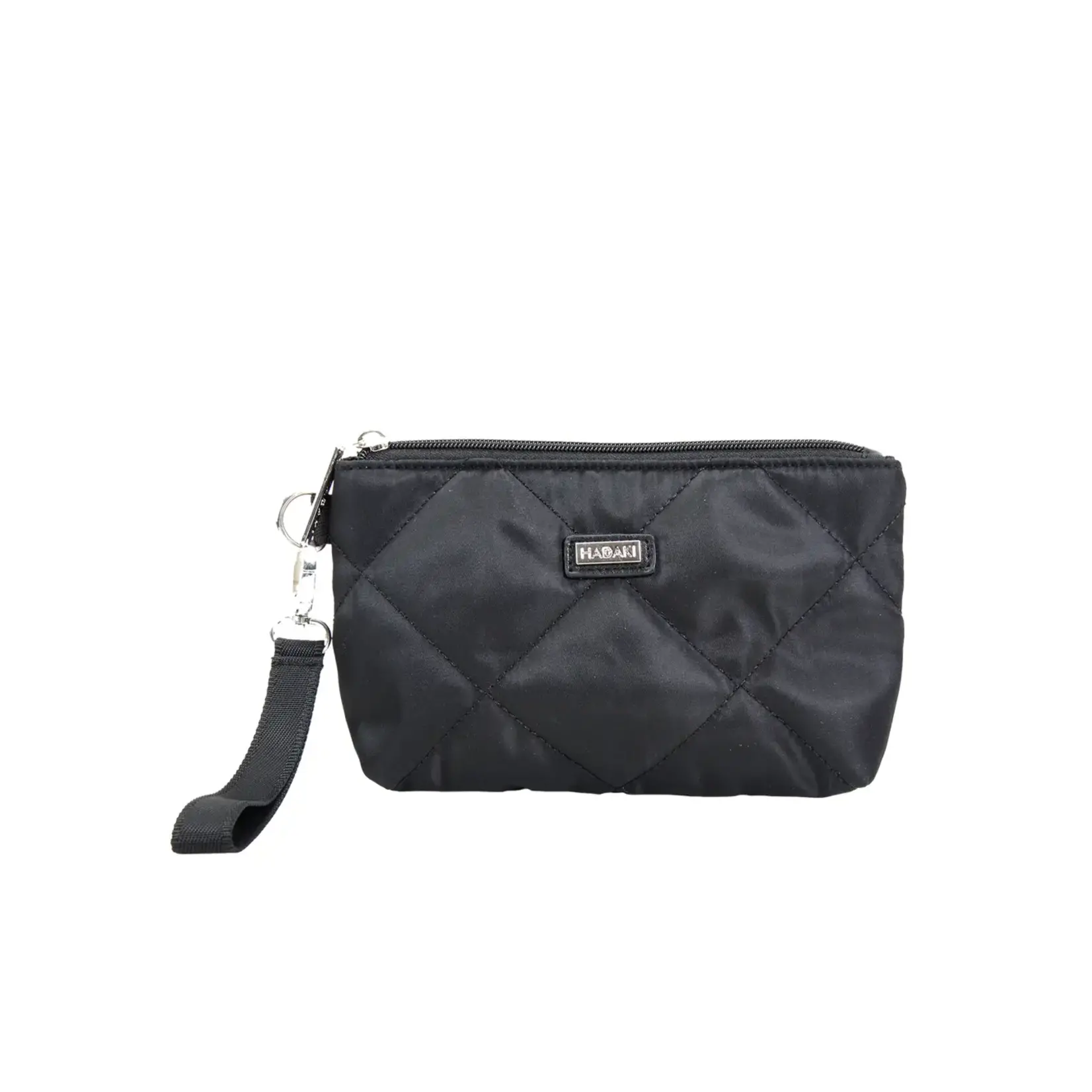 Quilted Wristlet the Clutch - Black