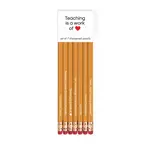 Teaching is a Work of ♡ - Pencil Set