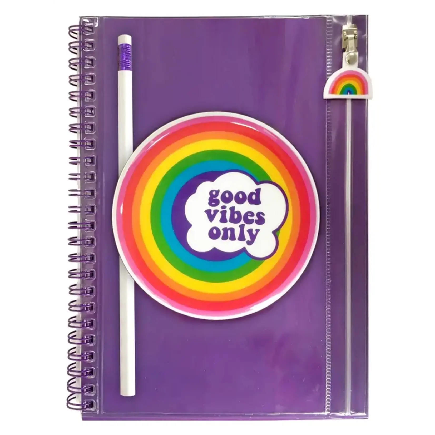 Good Vibes Only - Pencil Puch Journal
