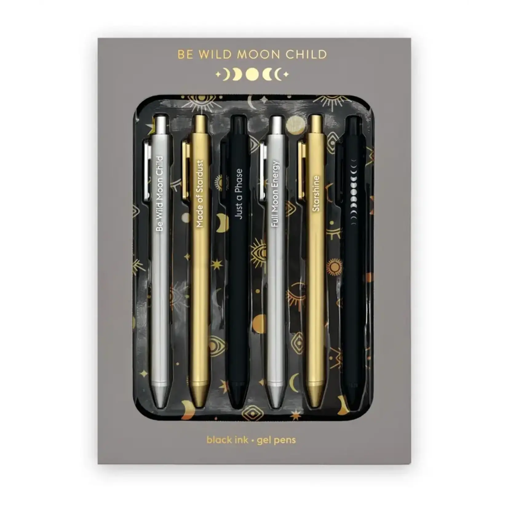 BE WILD MOON CHILD - Quotable Gel Pen Set