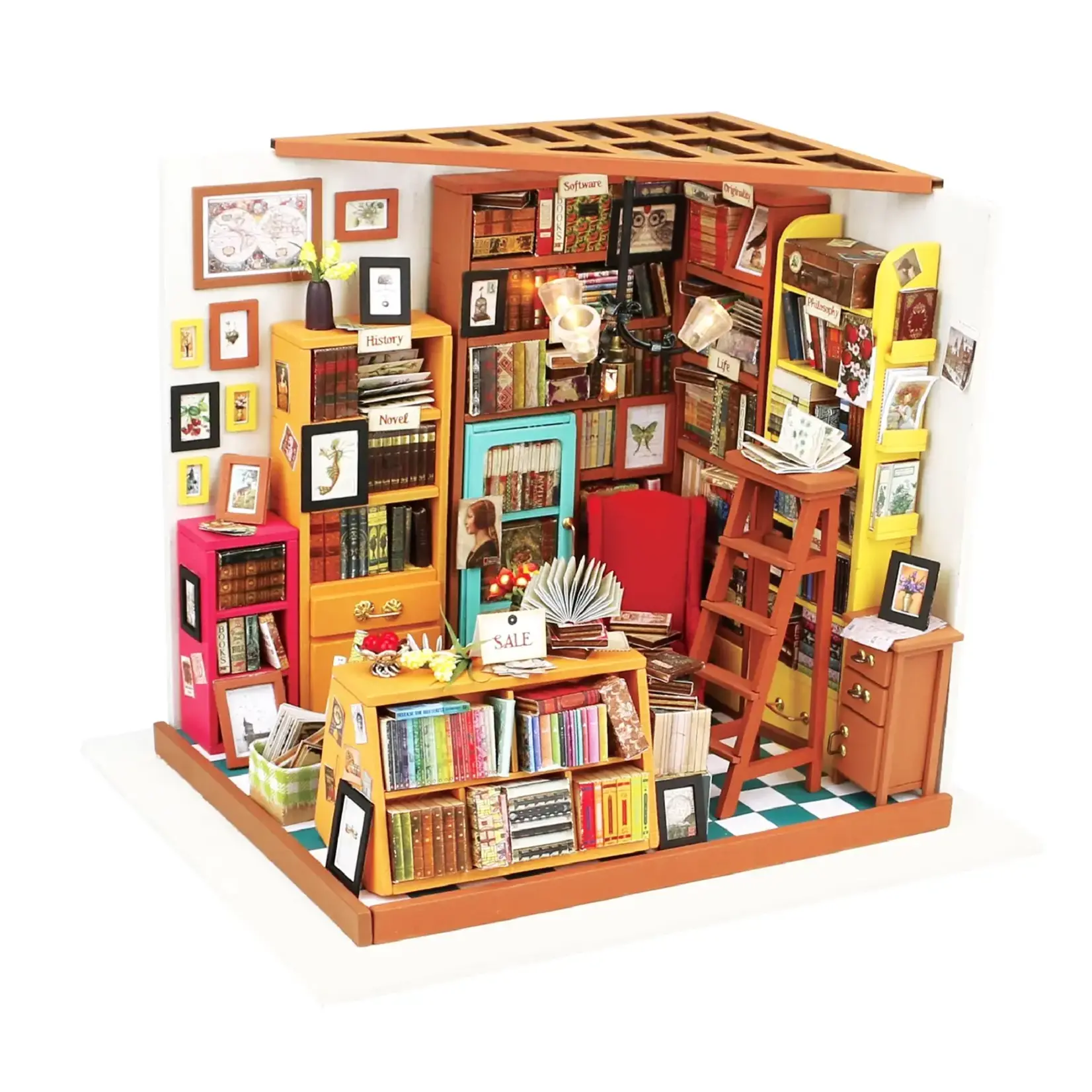 DG102, DIY Miniature House Kit: Sam's Study