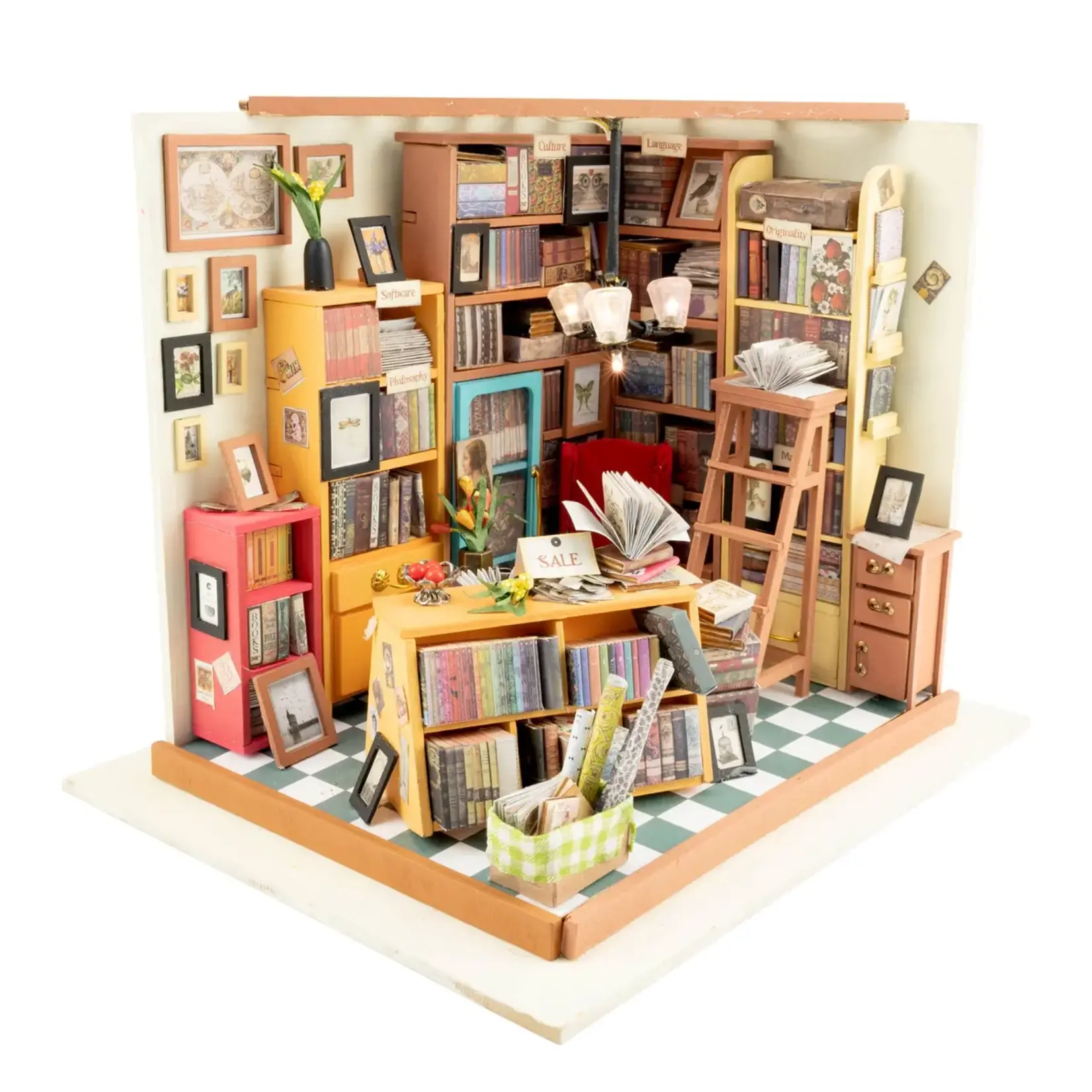 DG102, DIY Miniature House Kit: Sam's Study