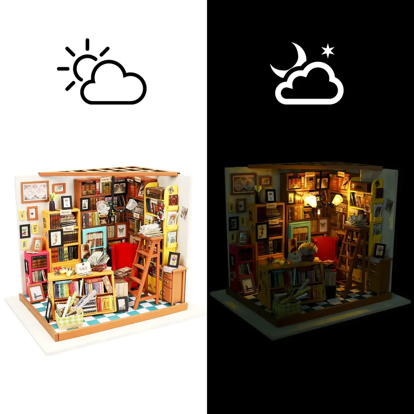 DG102, DIY Miniature House Kit: Sam's Study