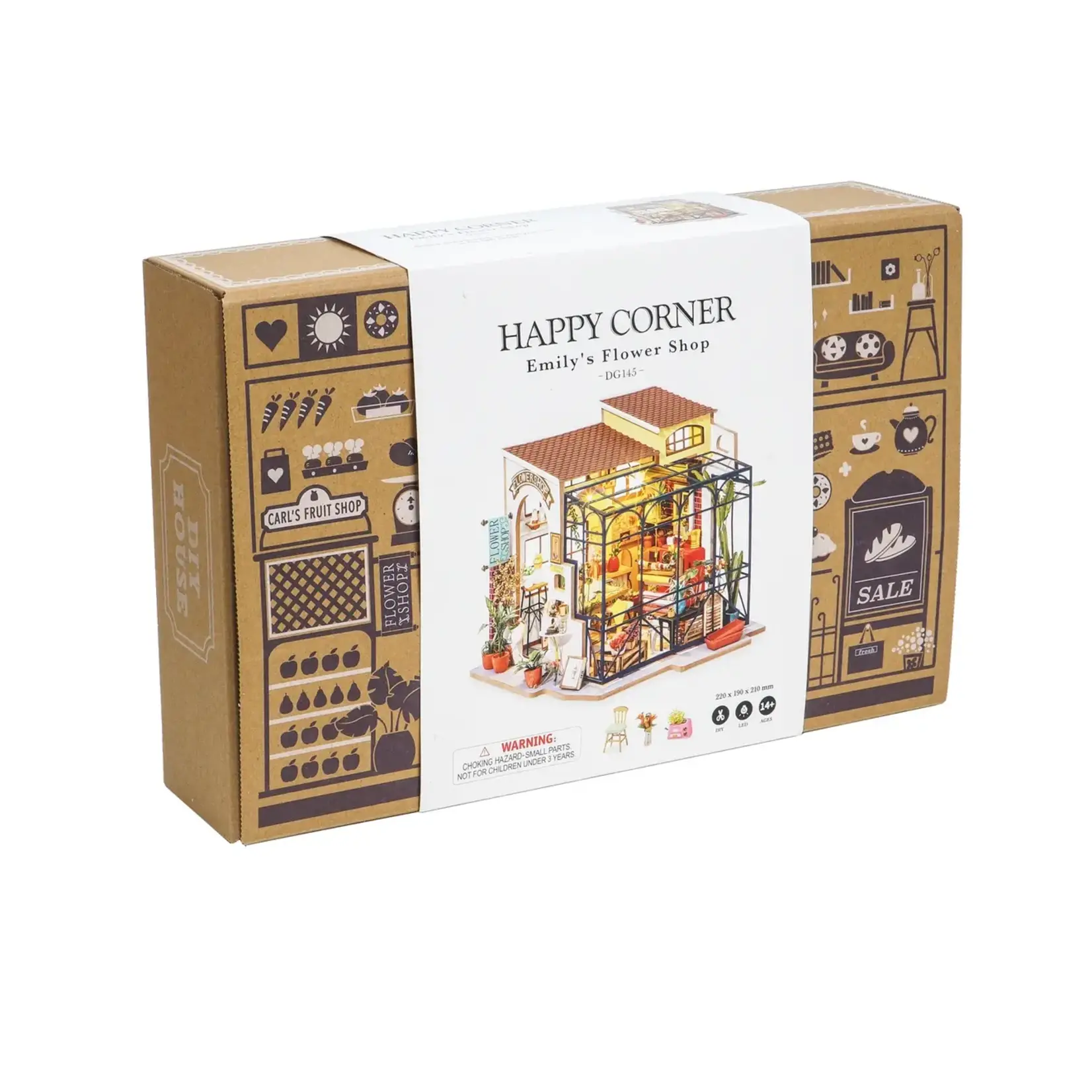 Hands Craft DG145, DIY Miniature House Kit: Flower Shop