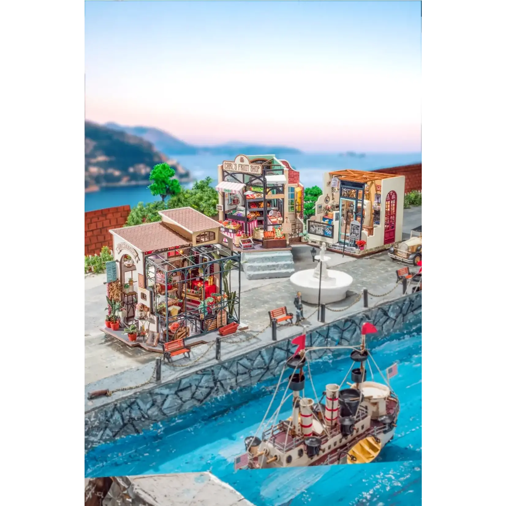 Hands Craft DG145, DIY Miniature House Kit: Flower Shop