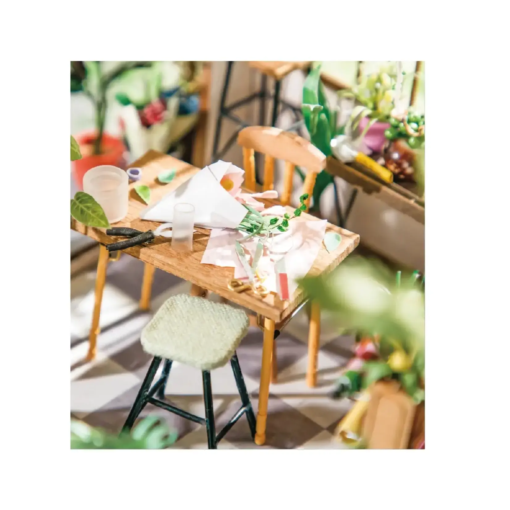 DG145, DIY Miniature House Kit: Flower Shop