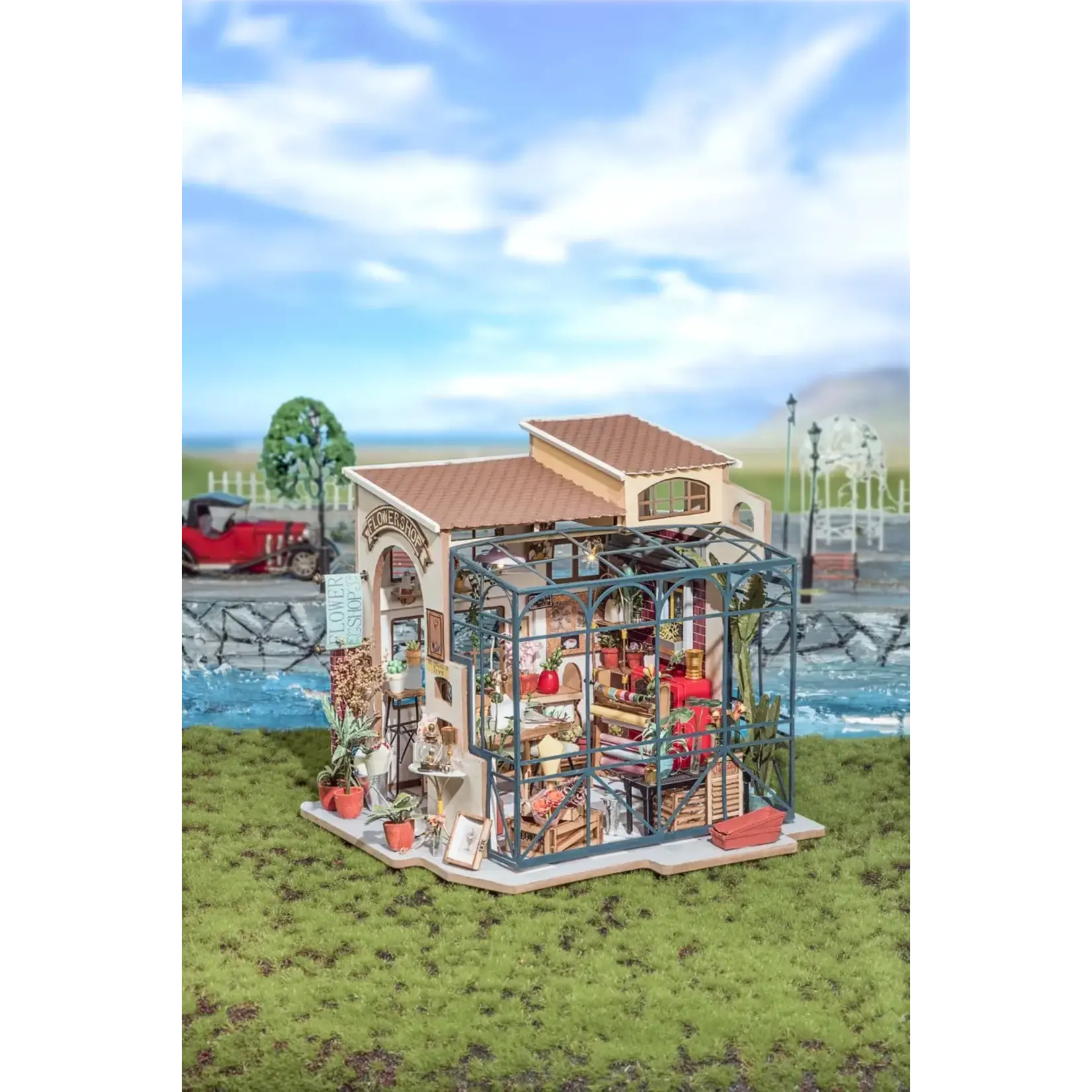 DG145, DIY Miniature House Kit: Flower Shop