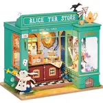 Hands Craft DG156, DIY Miniature House Kit: Alice's Tea Store