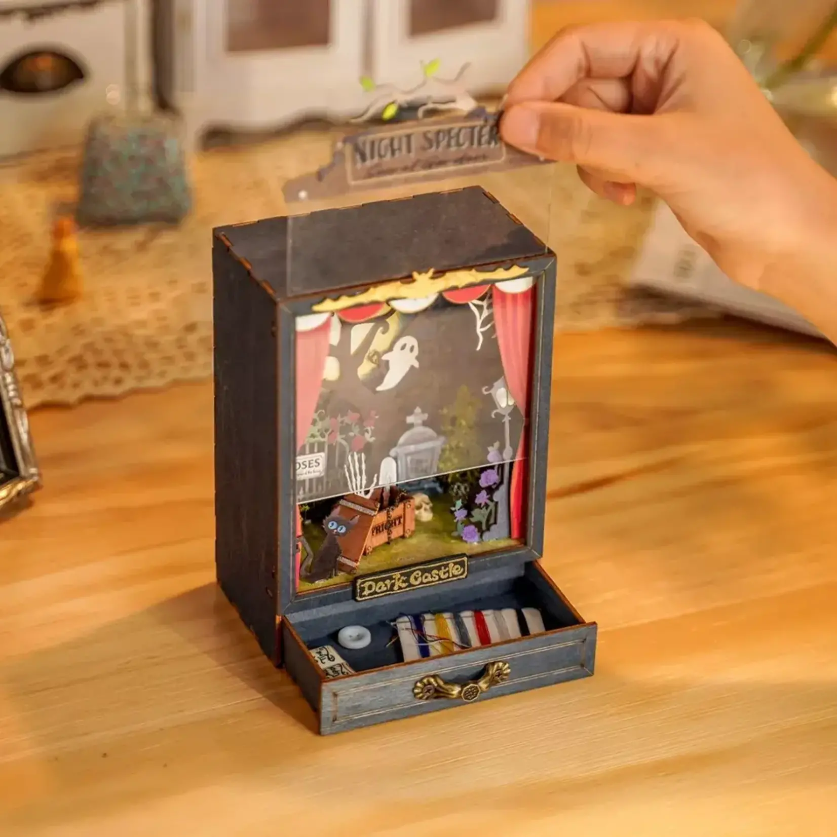 DS023, DIY Miniature House (Theater Box) Kit: Dark Castle