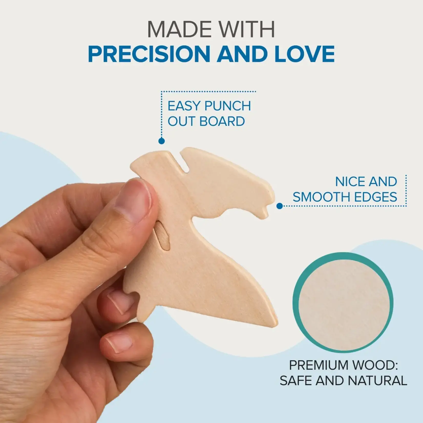 Hands Craft JP2B5, DIY 3D Wooden Puzzle Bundle Pack: Sea Animals