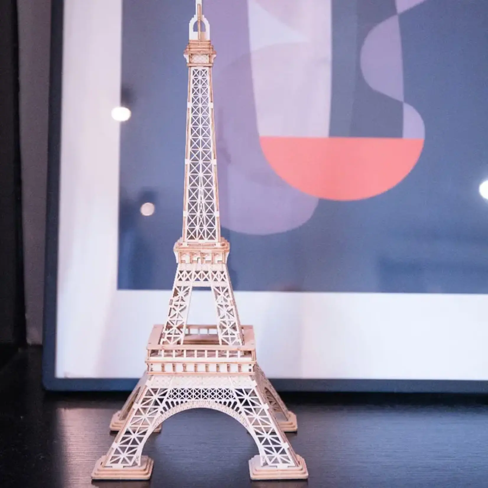TG501, 3D Wooden Puzzle: Eiffel Tower