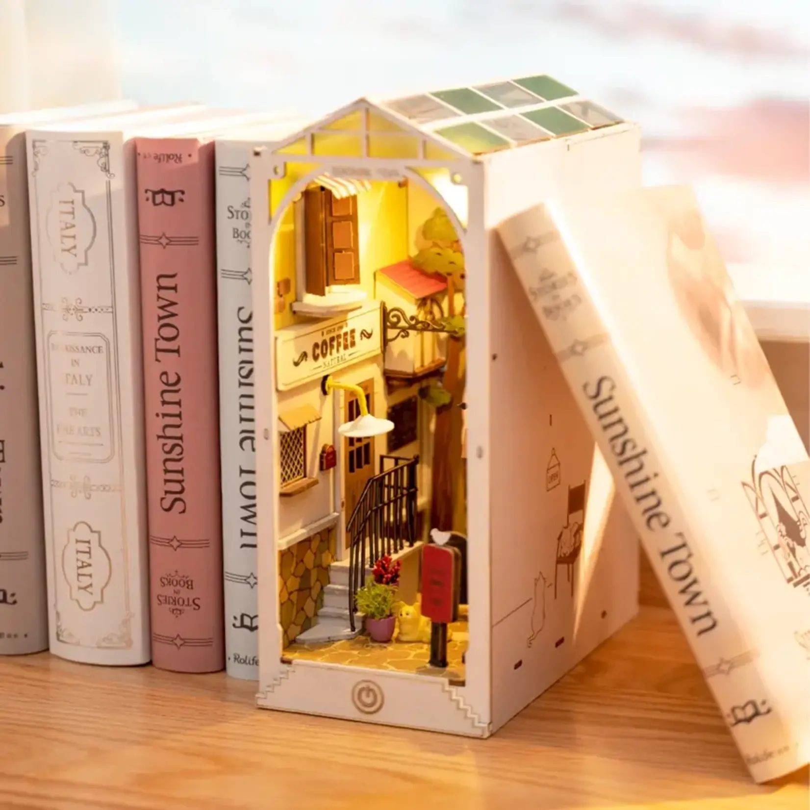 Hands Craft TGB02, DIY Miniature House Book Nook Kit: Sunshine Town
