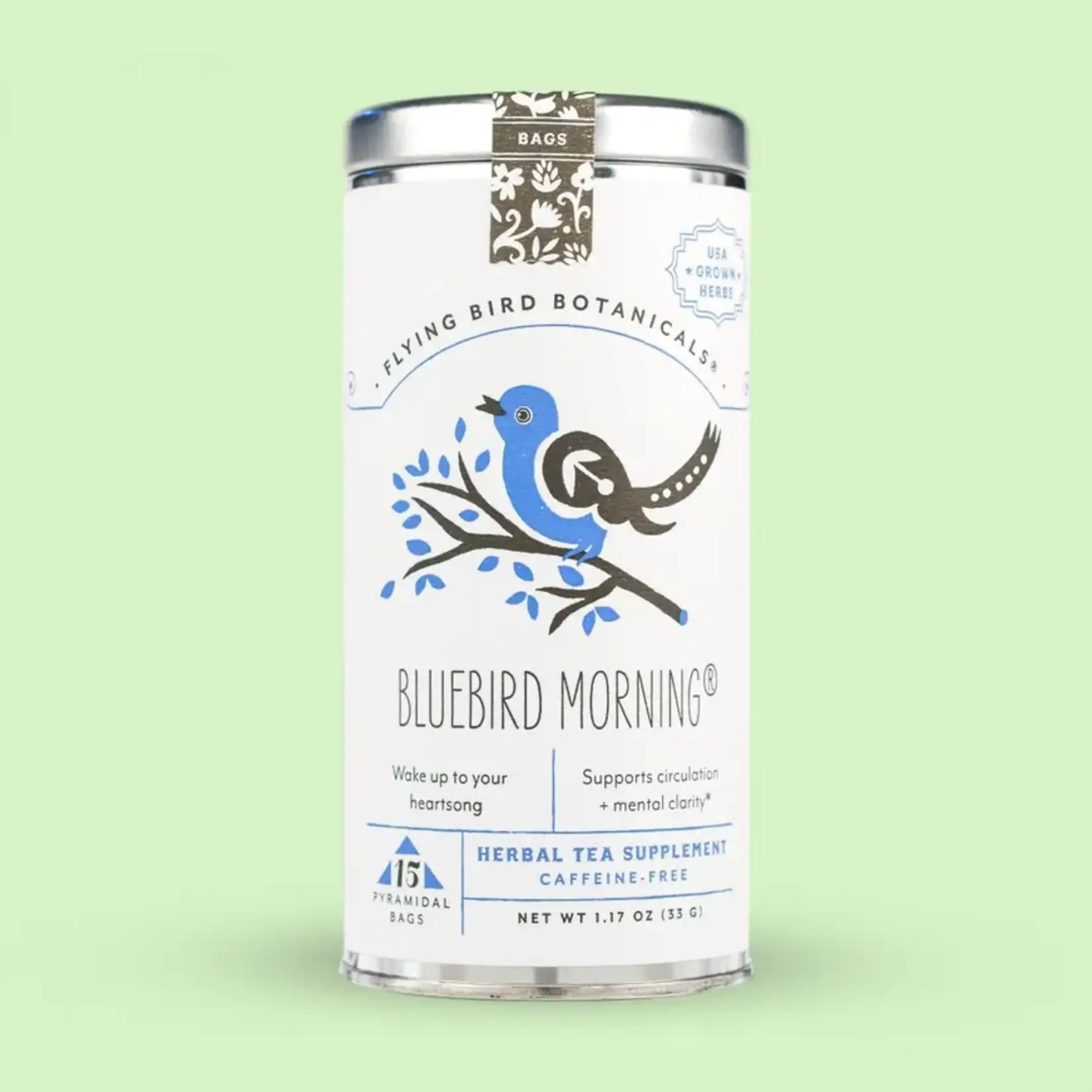 Bluebird Morning - 15 Tea Bag Tin