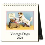 Dogs Desk Calendar 2024