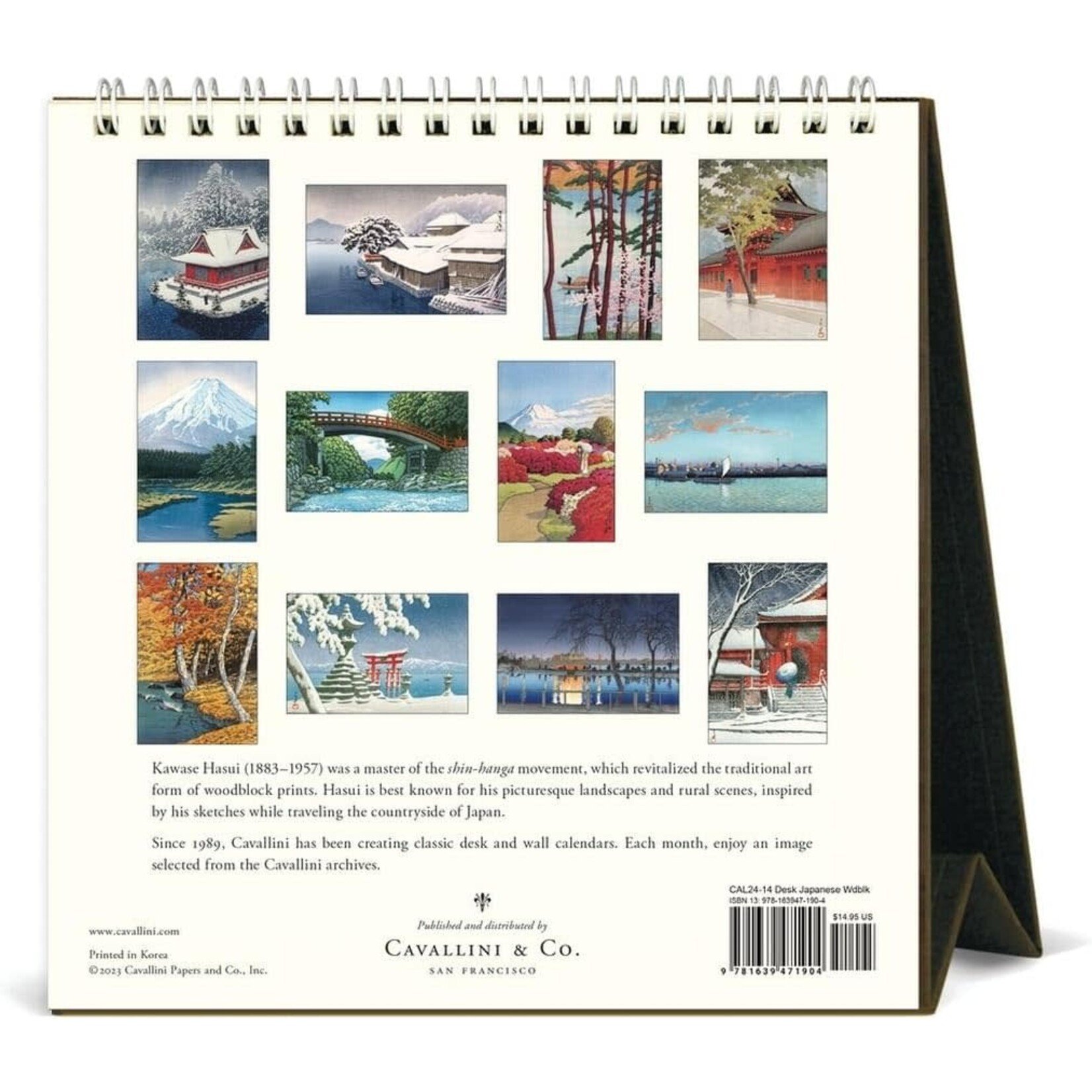 Buy wholesale 2024 Calendar Japanese Art (leg)