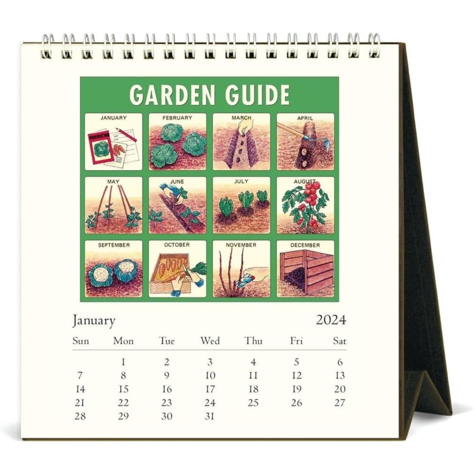Gardening Desk Calendar 2024