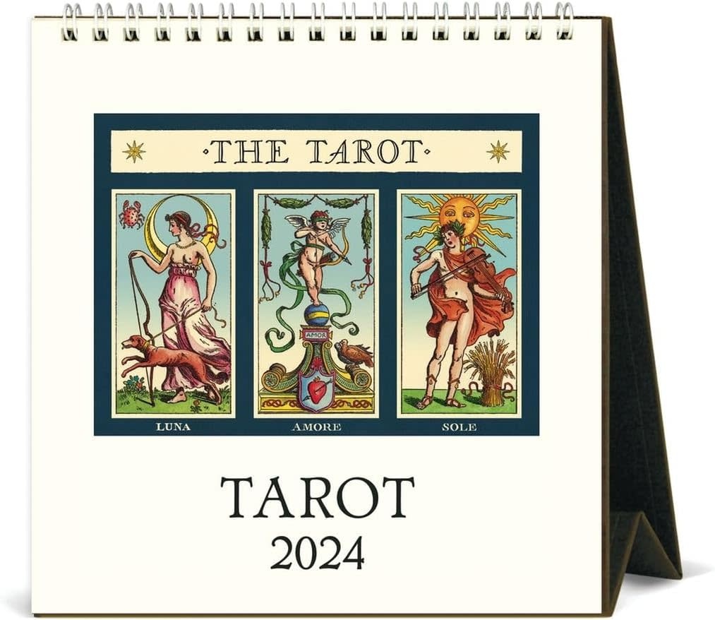 Barnes & Noble, Office, Brand New A Year Of Intuitive Tarot Planner Tarot  Card Desk Calendar