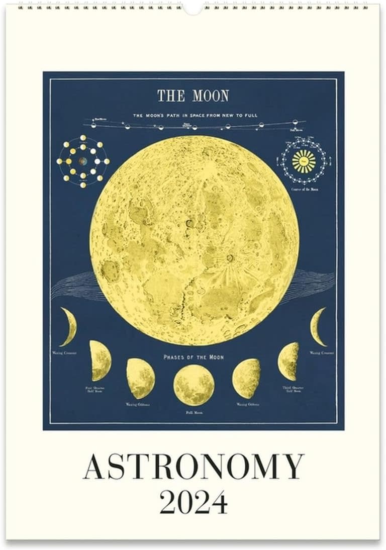 Maxima　Gift　Astronomy　Book　Calendar　Wall　and　2024　Center