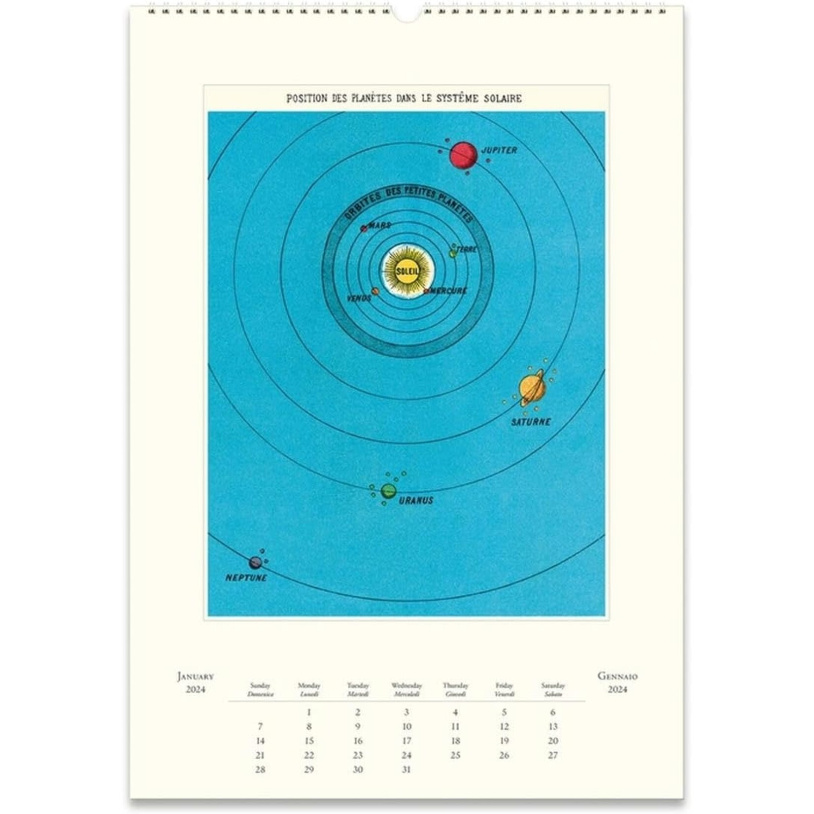 Astronomy Wall Calendar 2024