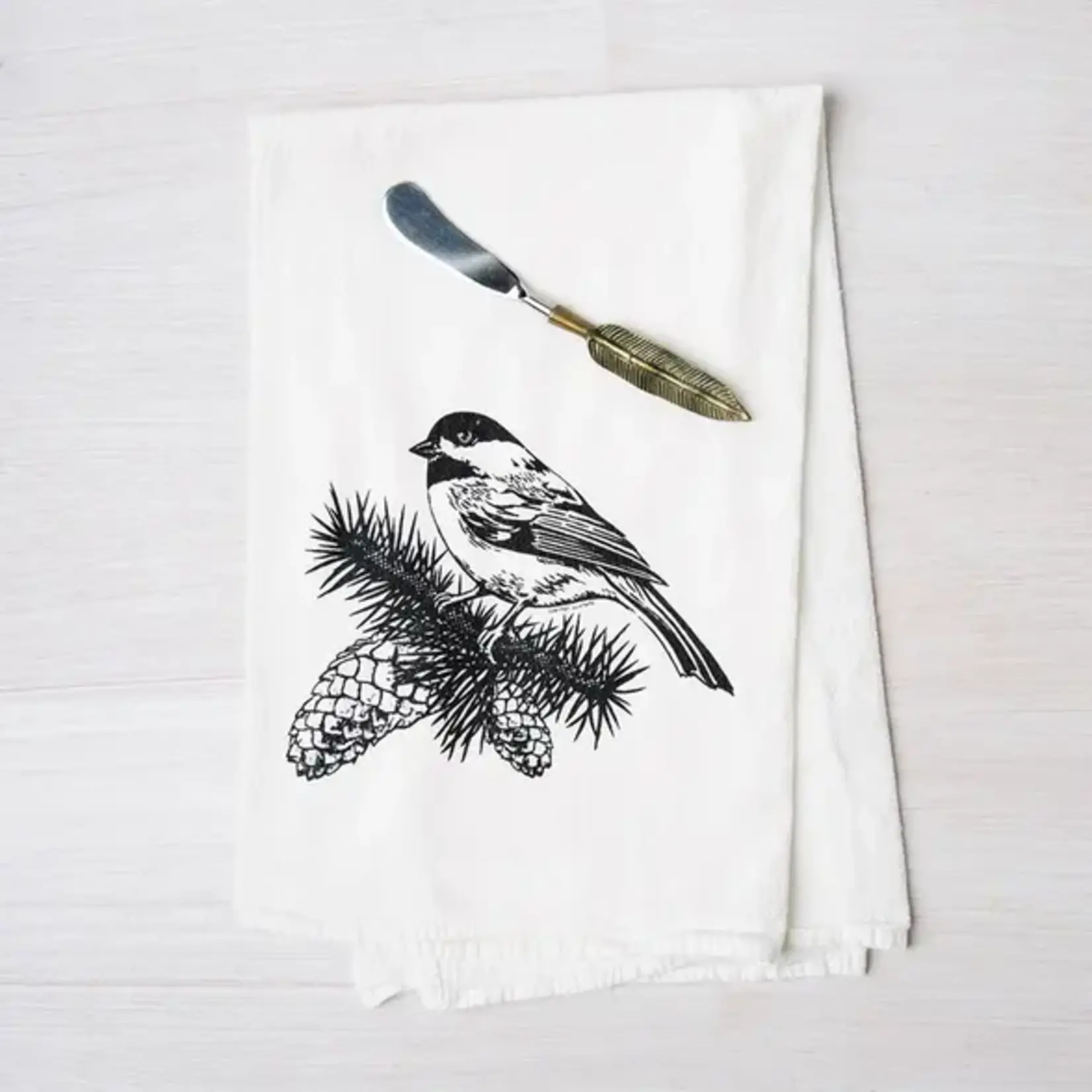 Chickadee Flour Sack Towel