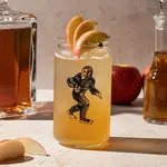 Sasquatch Beer Can Glass