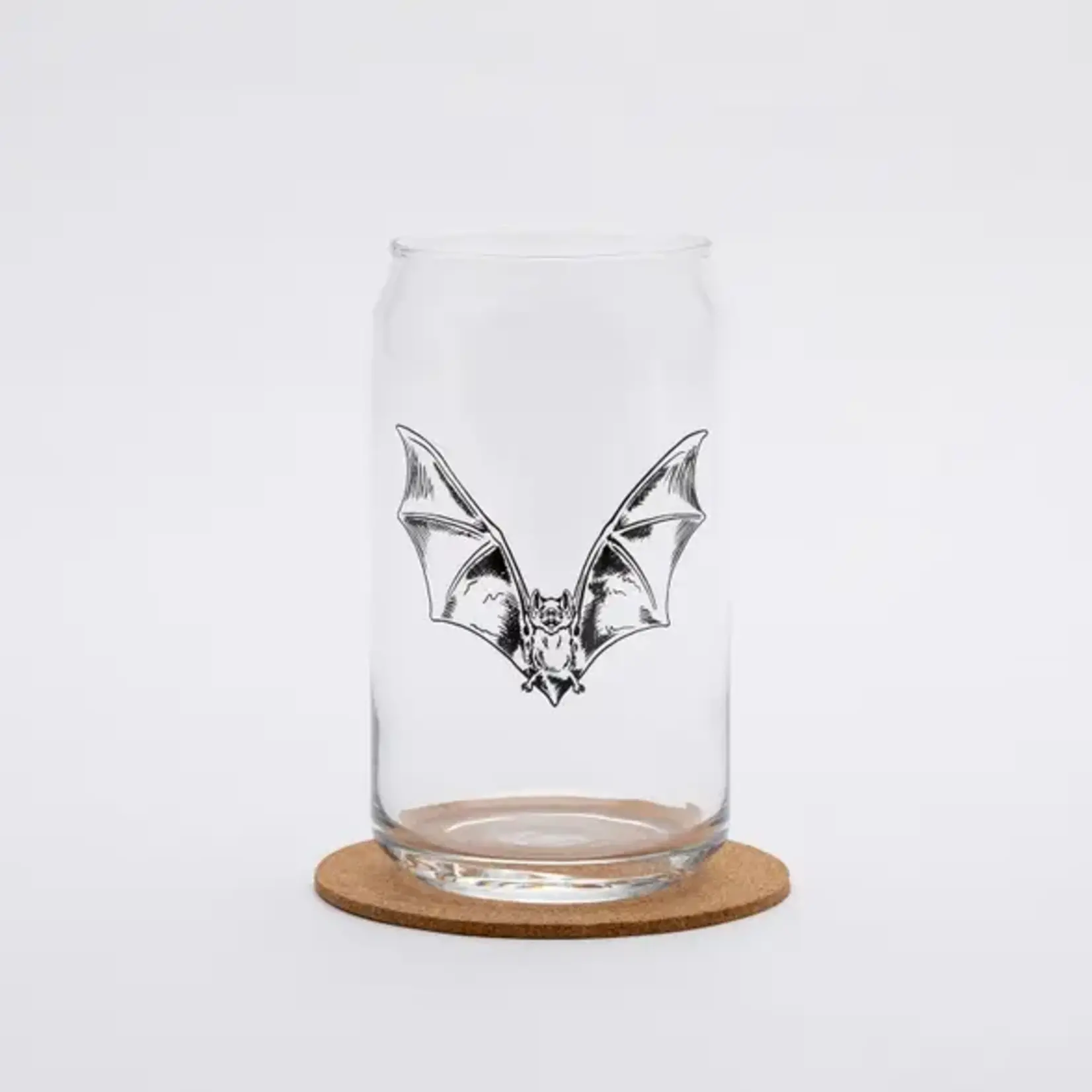 Bat Beer Can Glass