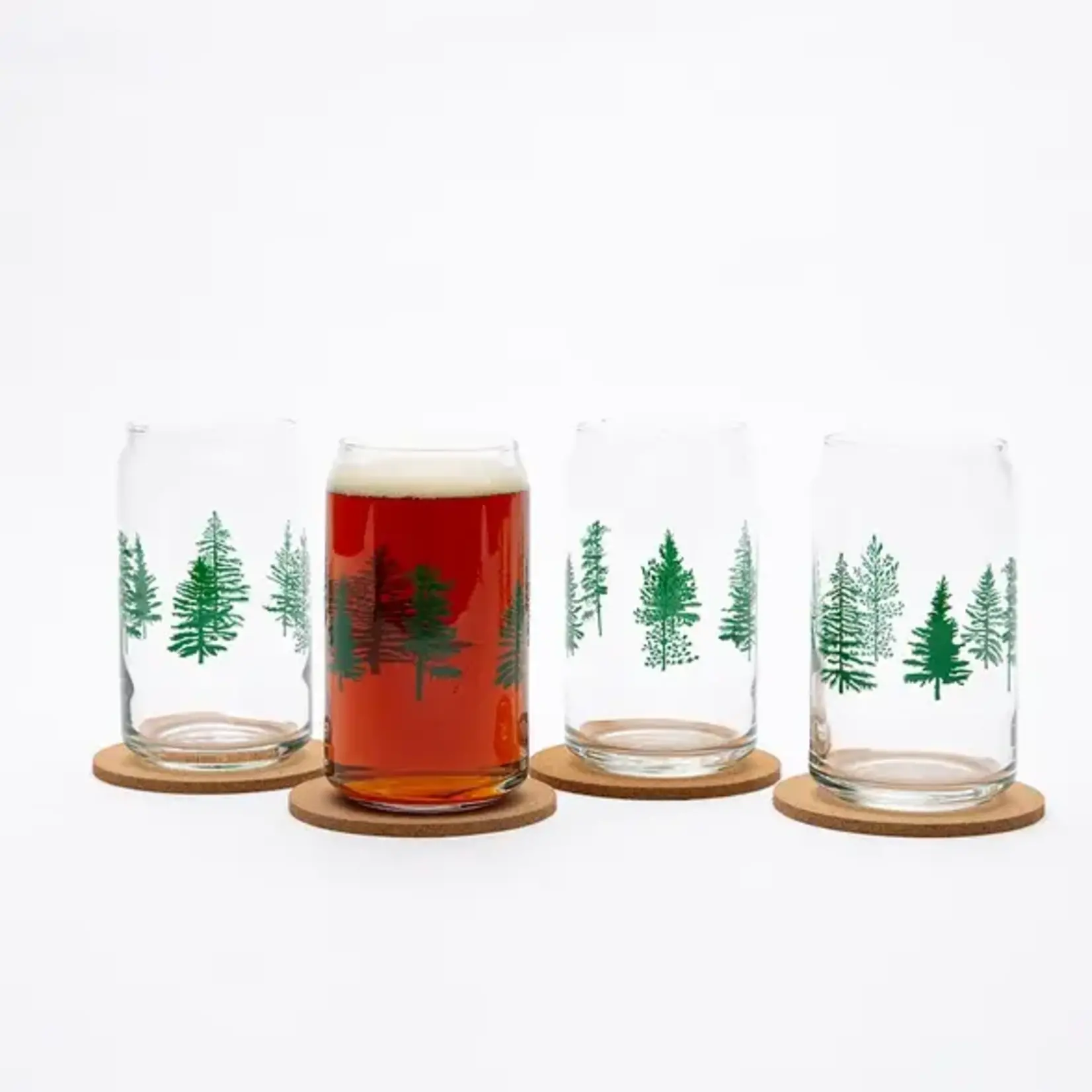 Tree Beer Can Glass