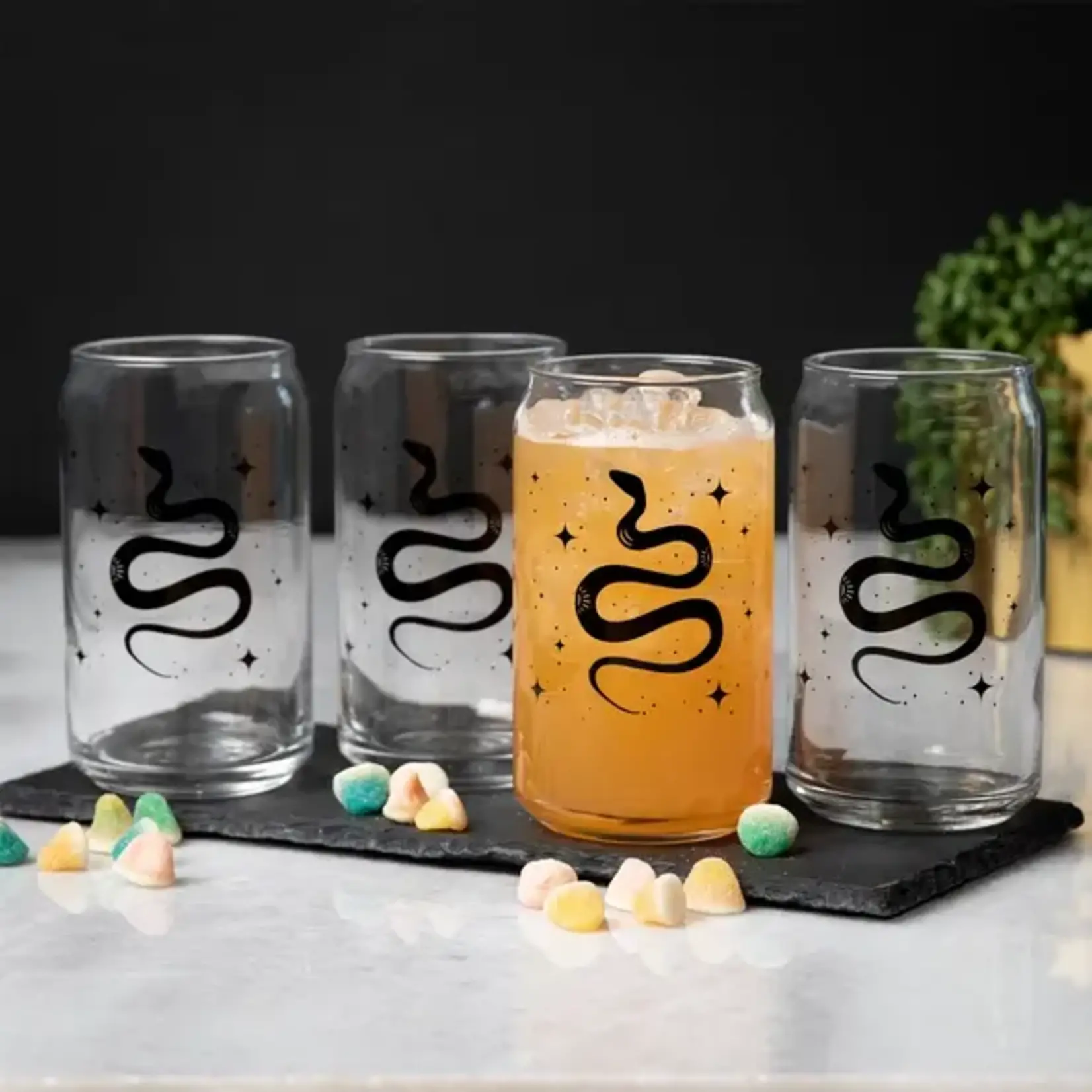 Snake Beer Can Glass - Maxima Gift and Book Center