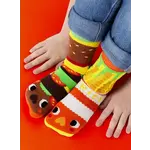 Pals Socks - Burger & Fries, Ages 4-8