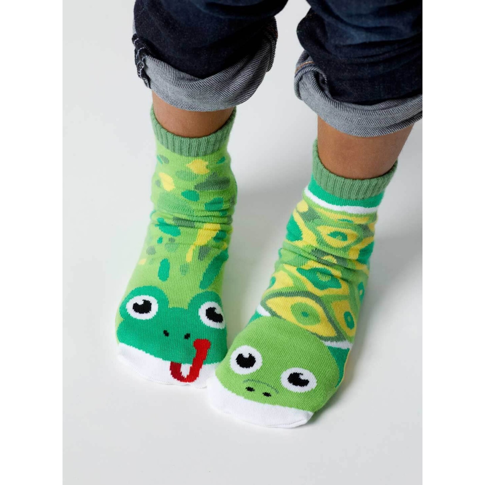 Pals Socks - Artist Frog & Turtle, Ages 4-8