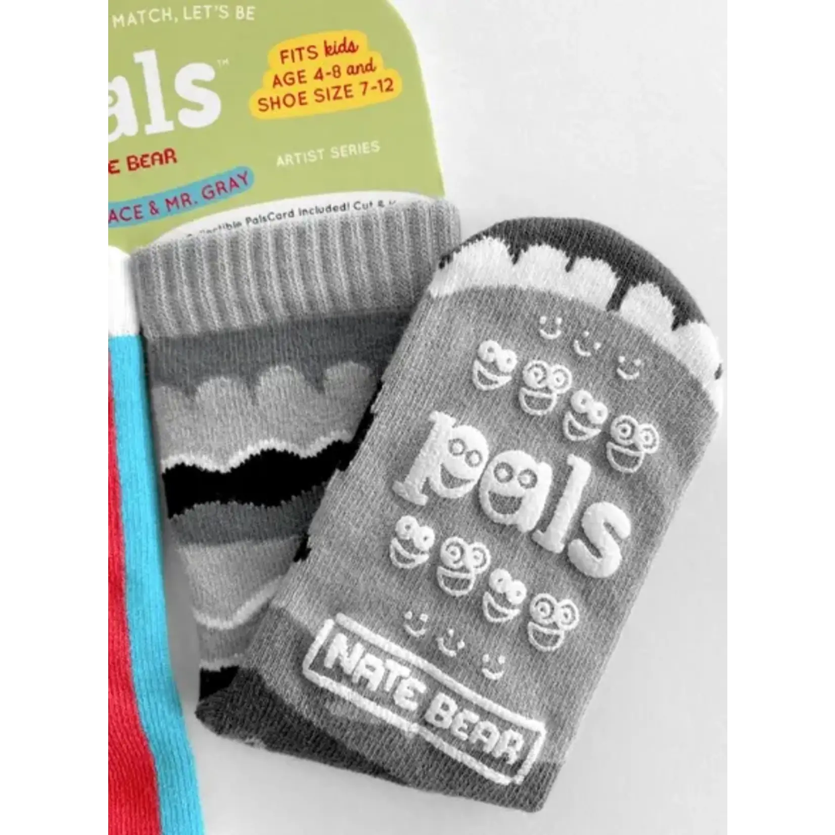 Pals Socks - Rainbowface & Mr. Gray, Ages 4-8