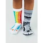 Pals Socks - Rainbowface & Mr. Gray, Ages 9-12
