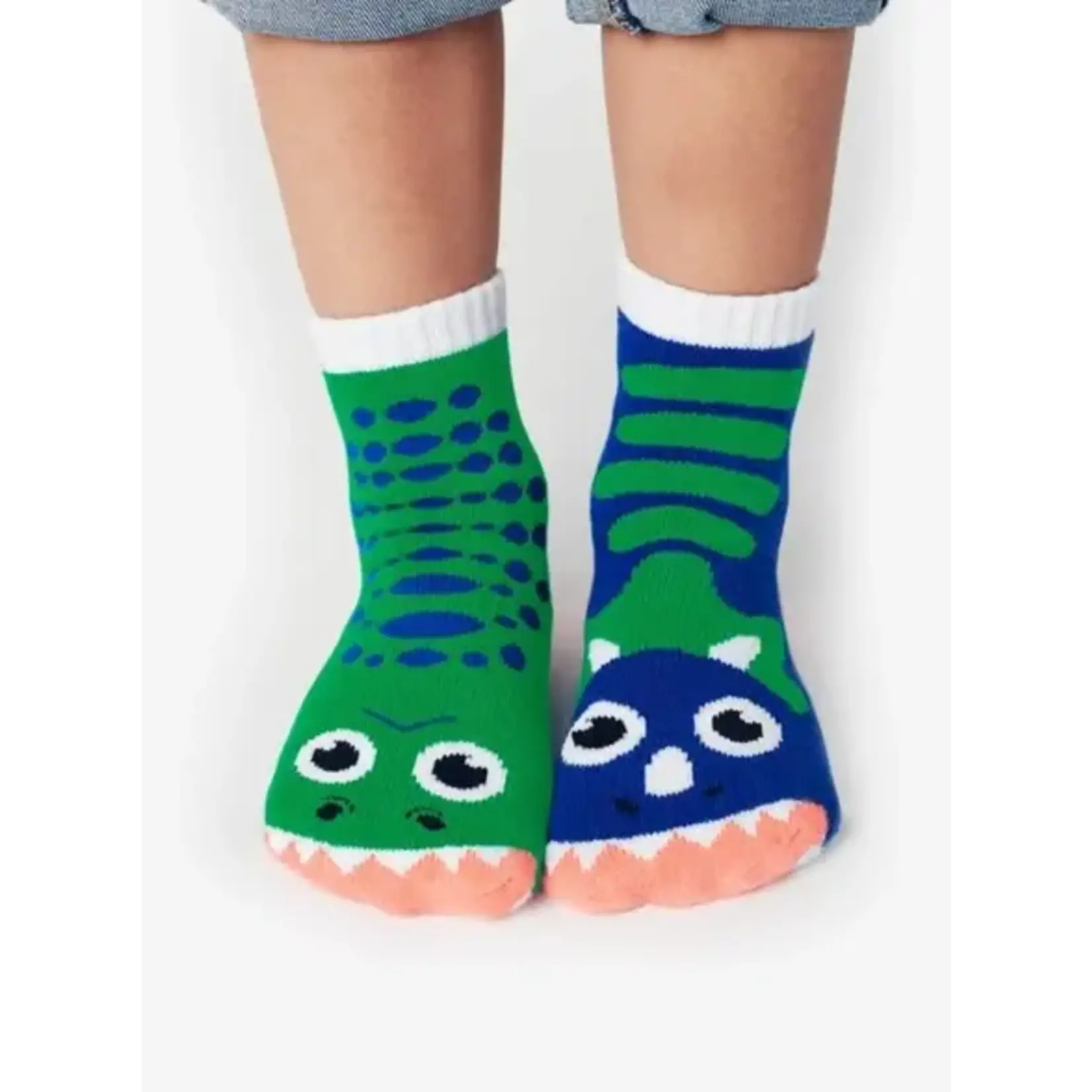 Pals Socks - T-Rex & Triceratops, Ages 1-3