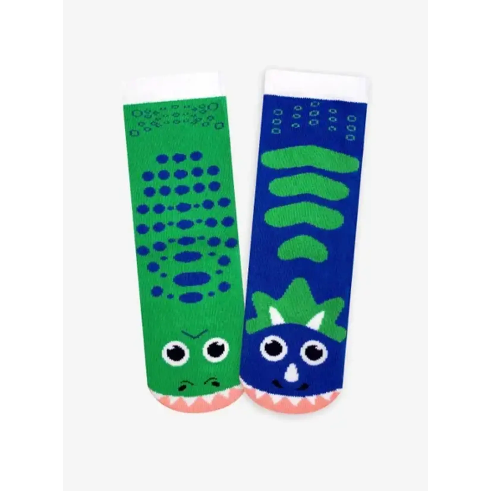 Pals Socks - T-Rex & Triceratops, Ages 1-3