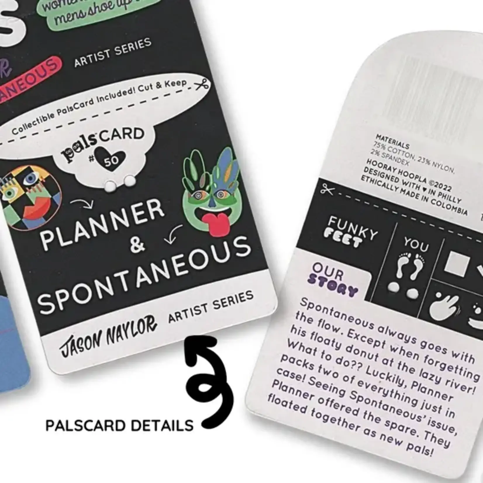 Pals Socks - Planner & Spontaneous, Ages 1-3